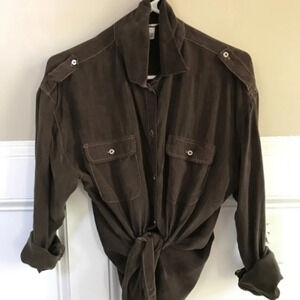 Hard Tail Forever Cargo Boyfriend Shirt xs